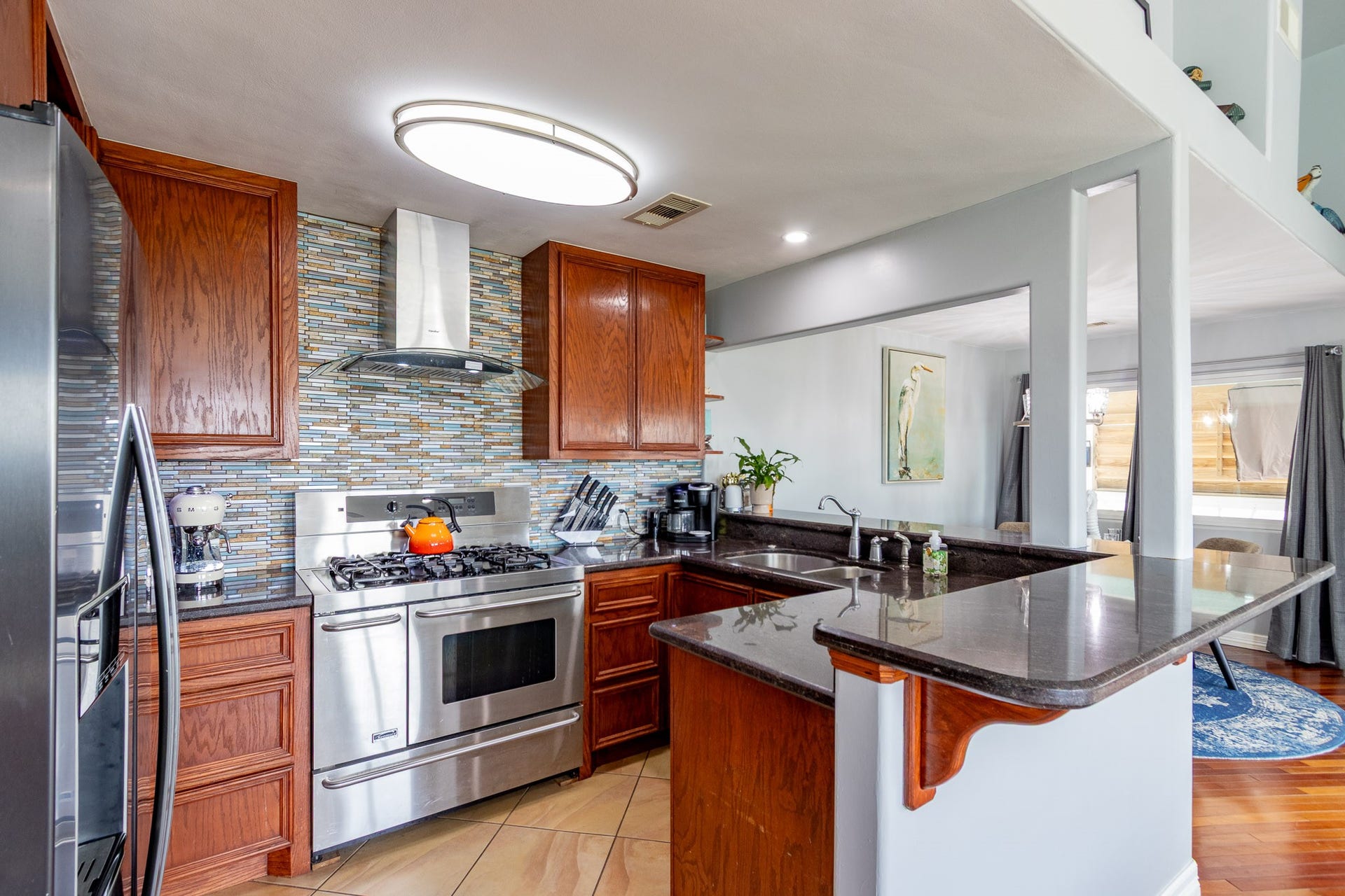2414 Avenue P, San Leon, TX 77539 SS appliances. Gas cooktop, double electric oven