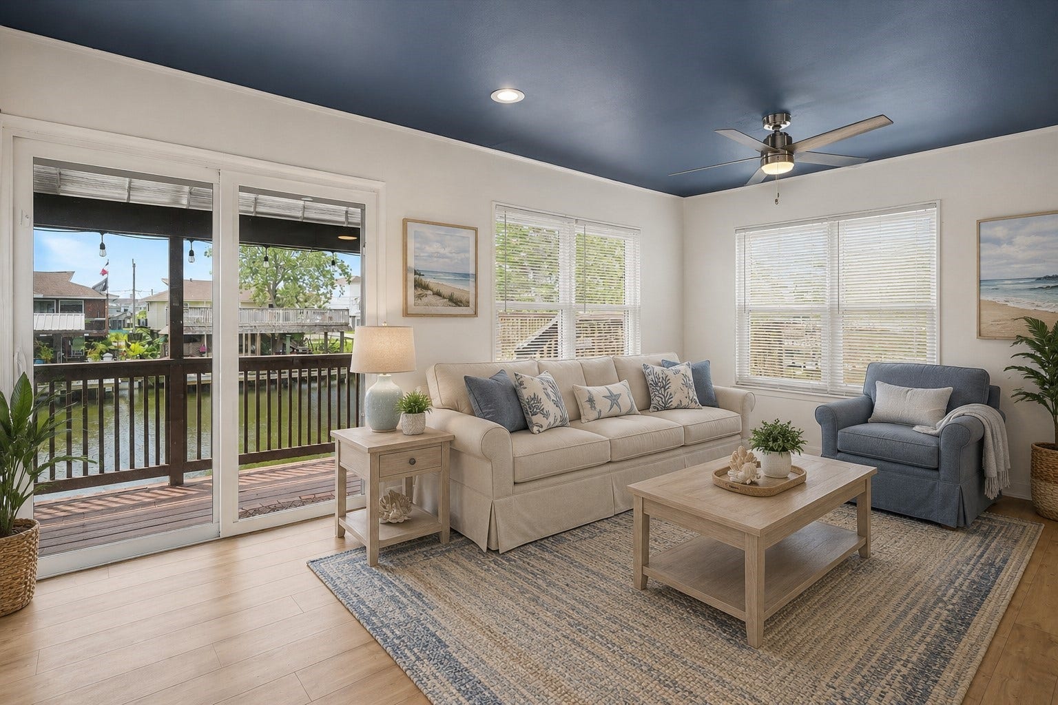 370 Ling Street, Bayou Vista, TX 77563 Virtually stage living room