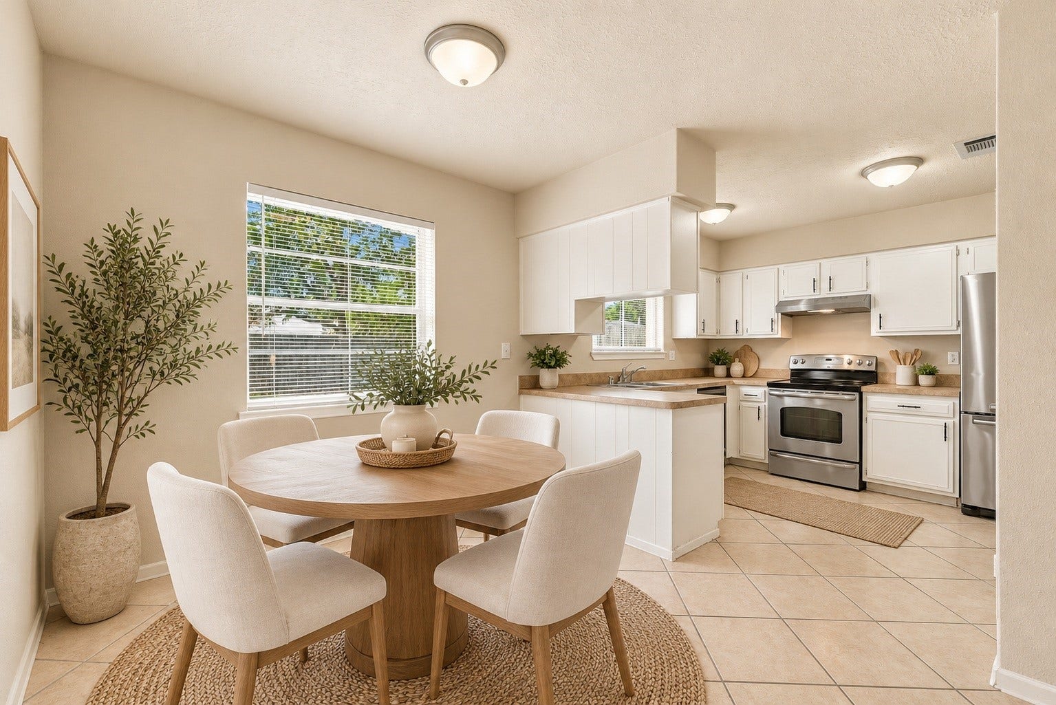 4426 Burkegate Drive, Spring, TX 77373 Virtually staged breakfast area.