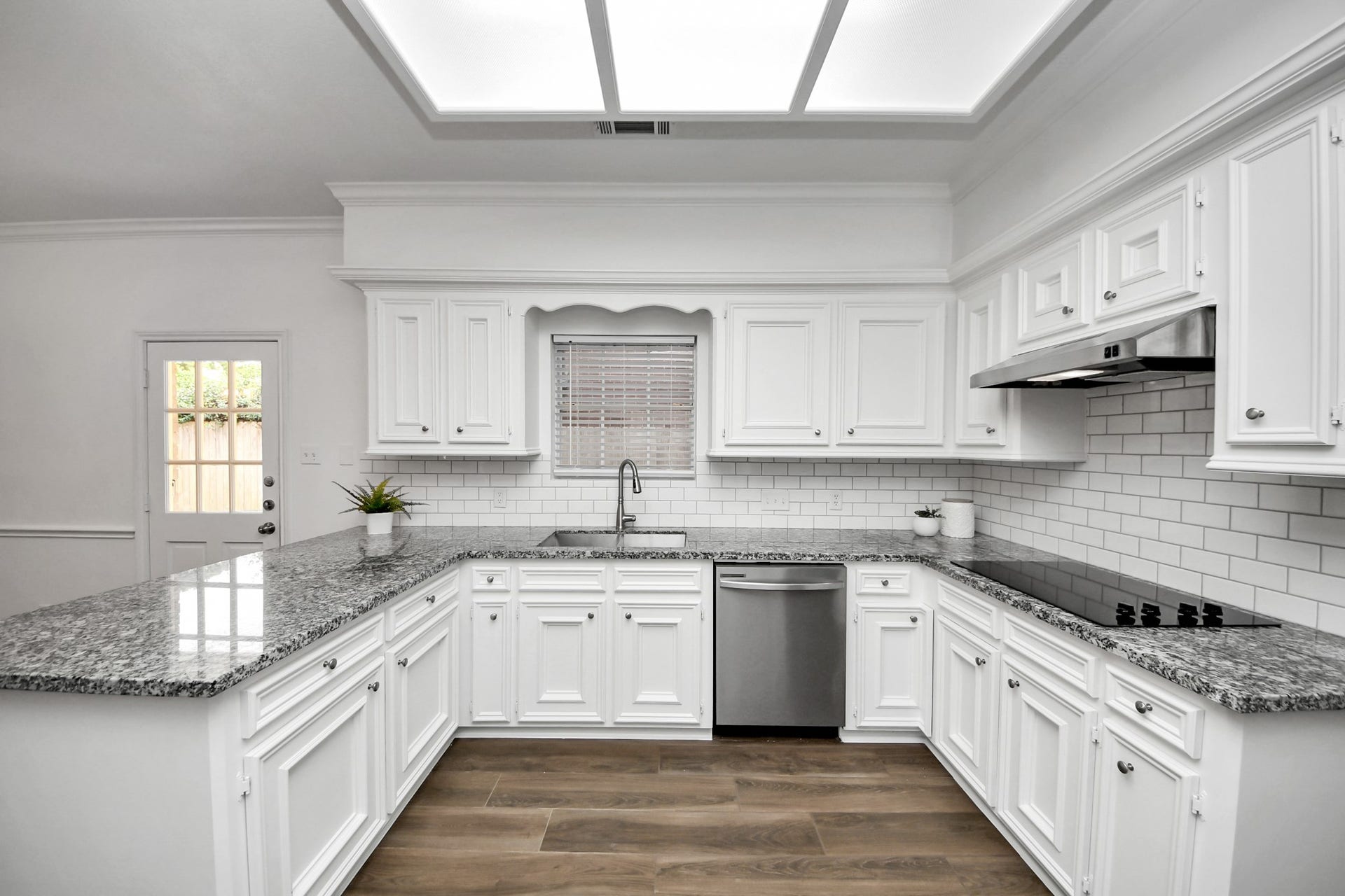 Plenty of room and cabinet space.