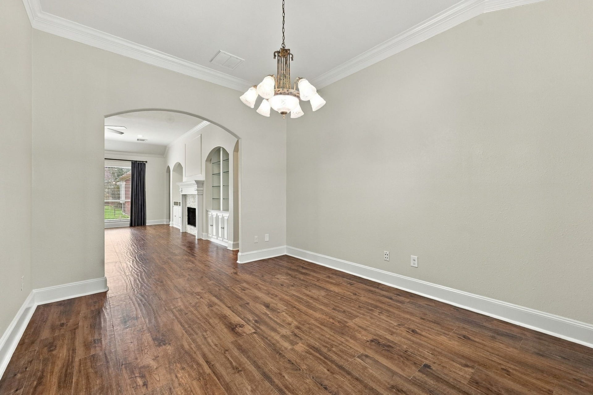 33211 Woodton Court, Weston Lakes, TX 77441 From the opposite side of the Formal Dining area, youll appreciate the open flow into the spacious Family Room, with easy access to the Kitchen, creating a seamless layout that is ideal for everyday living and entertaining.