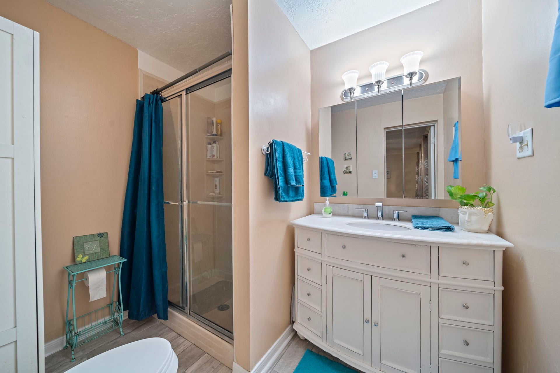 3805 Darling Avenue, Pasadena, TX 77503 Pretty primary bathroom with an updated vanity!