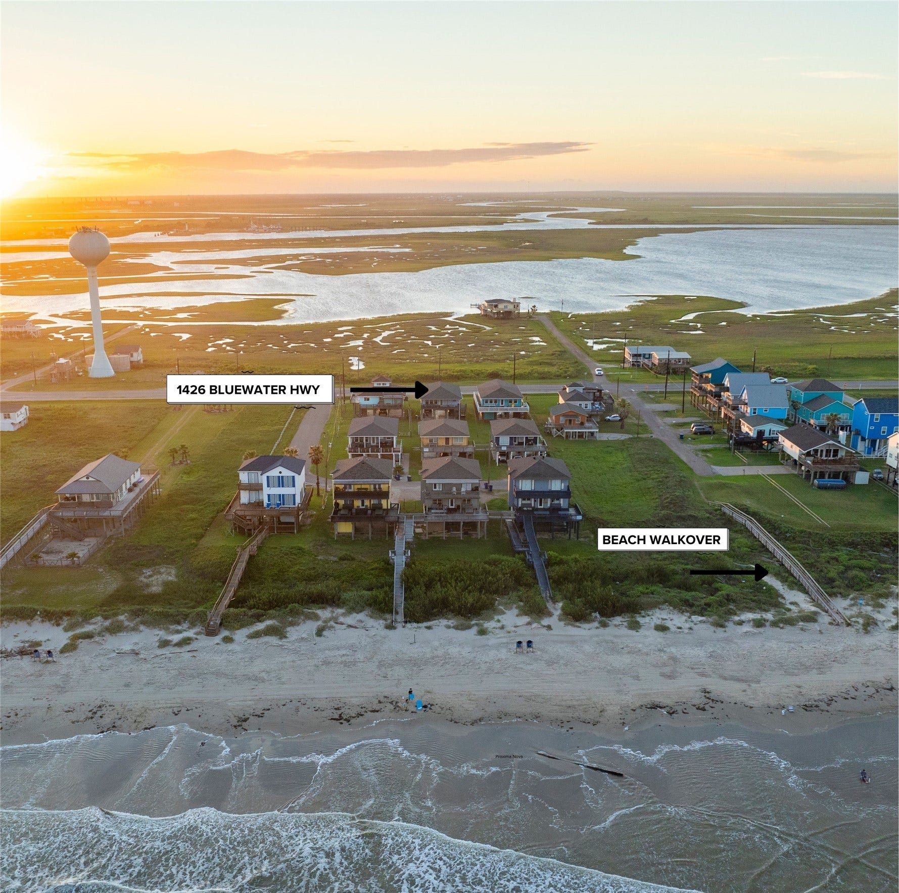 1426 Bluewater Highway, Surfside Beach, TX 77541 enjoy a coastal retreat with easy access to the beach