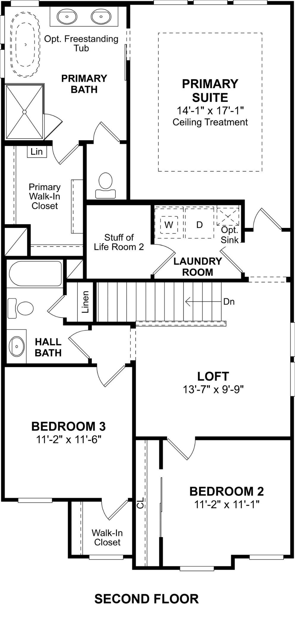 13314 Leon Hollow Lane, Houston, TX 77048 The Maricopa floor plan by K. Hovnanian Homes. 2nd Floor shown. *Prices, plans, dimensions, features, specifications, materials, and availability of homes or communities are subject to change without notice or obligation.