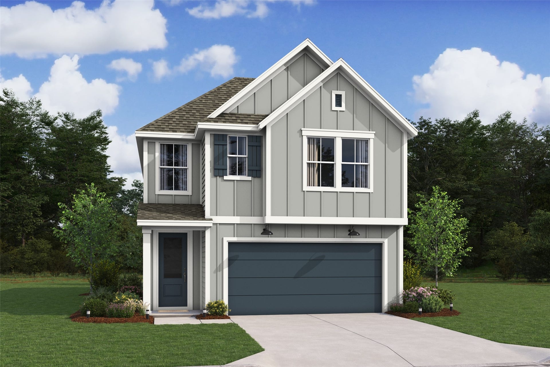 13314 Leon Hollow Lane, Houston, TX 77048 Lovely Maricopa home design by K. Hovnanian Homes with elevation TB in beautiful Leon. (*Artist rendering used for illustration purposes only.)