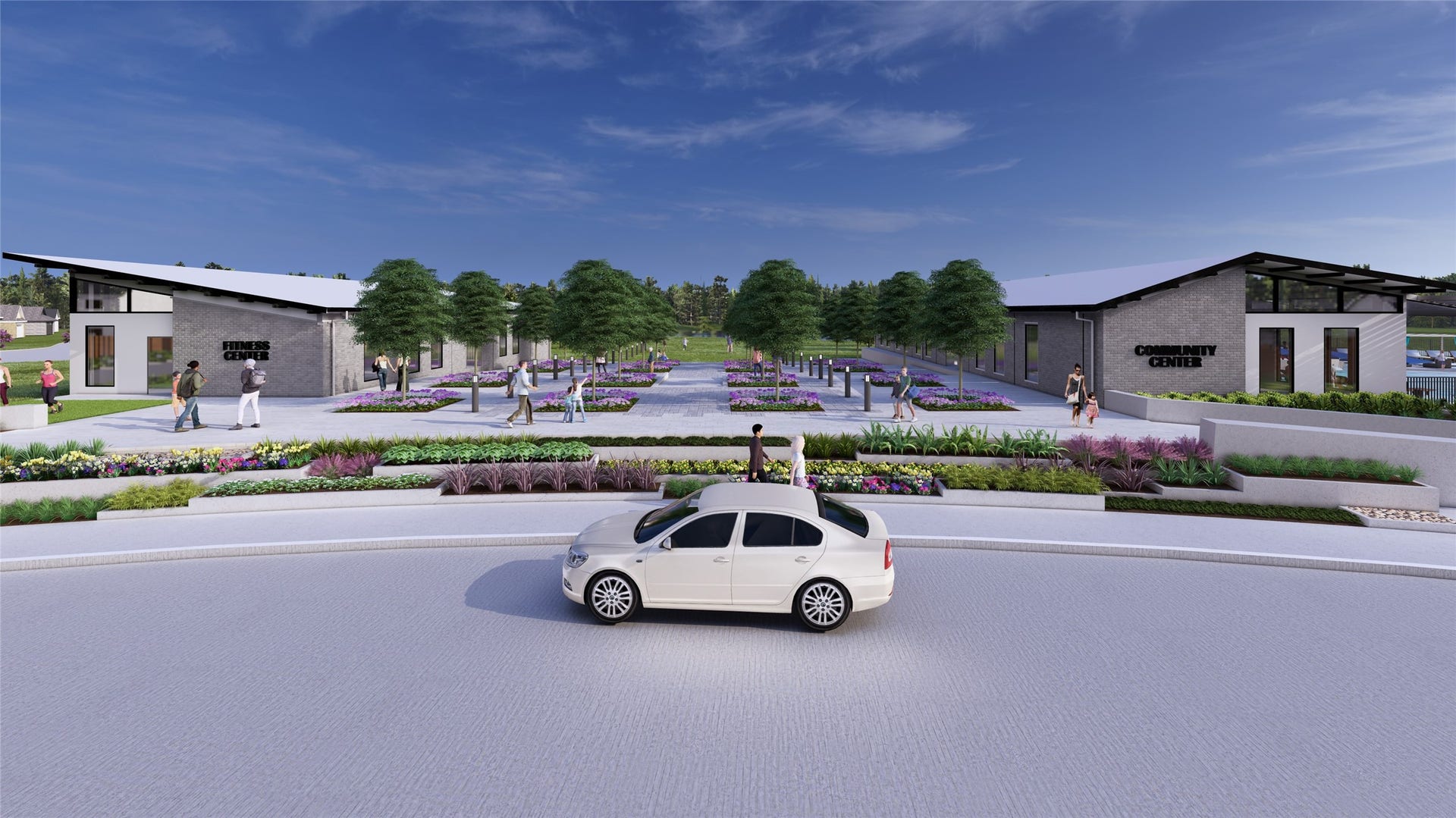 Future Amenities: Fitness Center and resort-style pool (*Artist rendering used for illustration purposes only.)