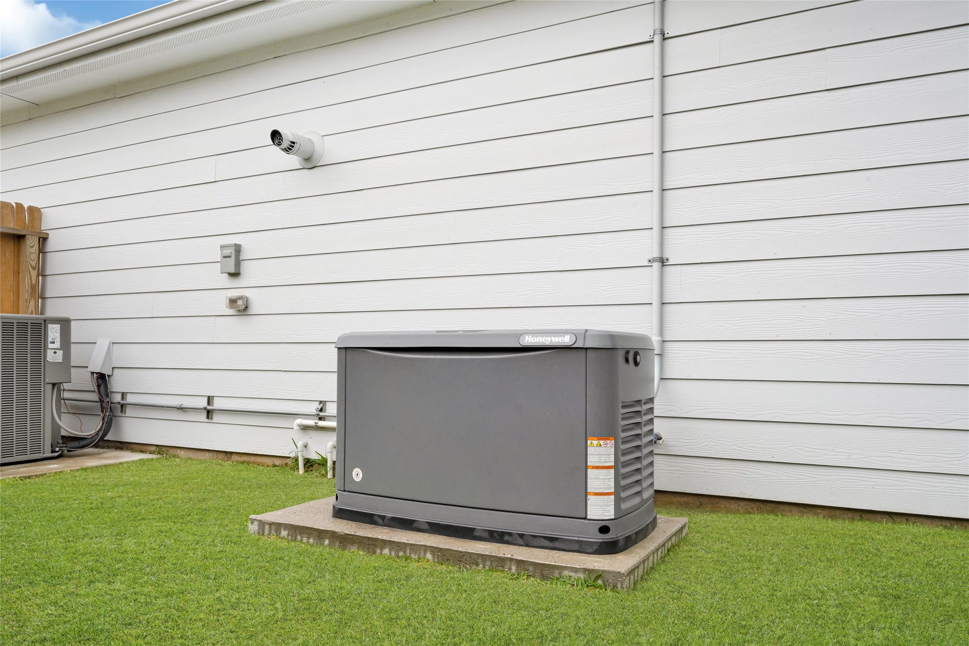 515 Emerald Thicket Lane, Houston, TX 77336 Whole-home backup generator on a dedicated concrete pad because in Houston, that's not a luxury, it's a necessity. Storm season ready from day one.