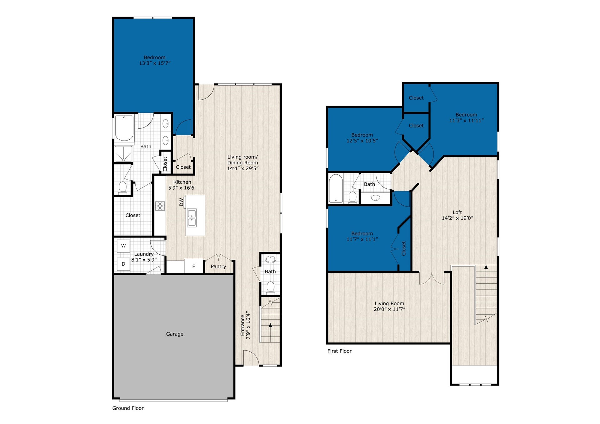 This floor plan should by no means represent the actual measurements of the property. If you are concerned about the measurements you should independently verify them.
