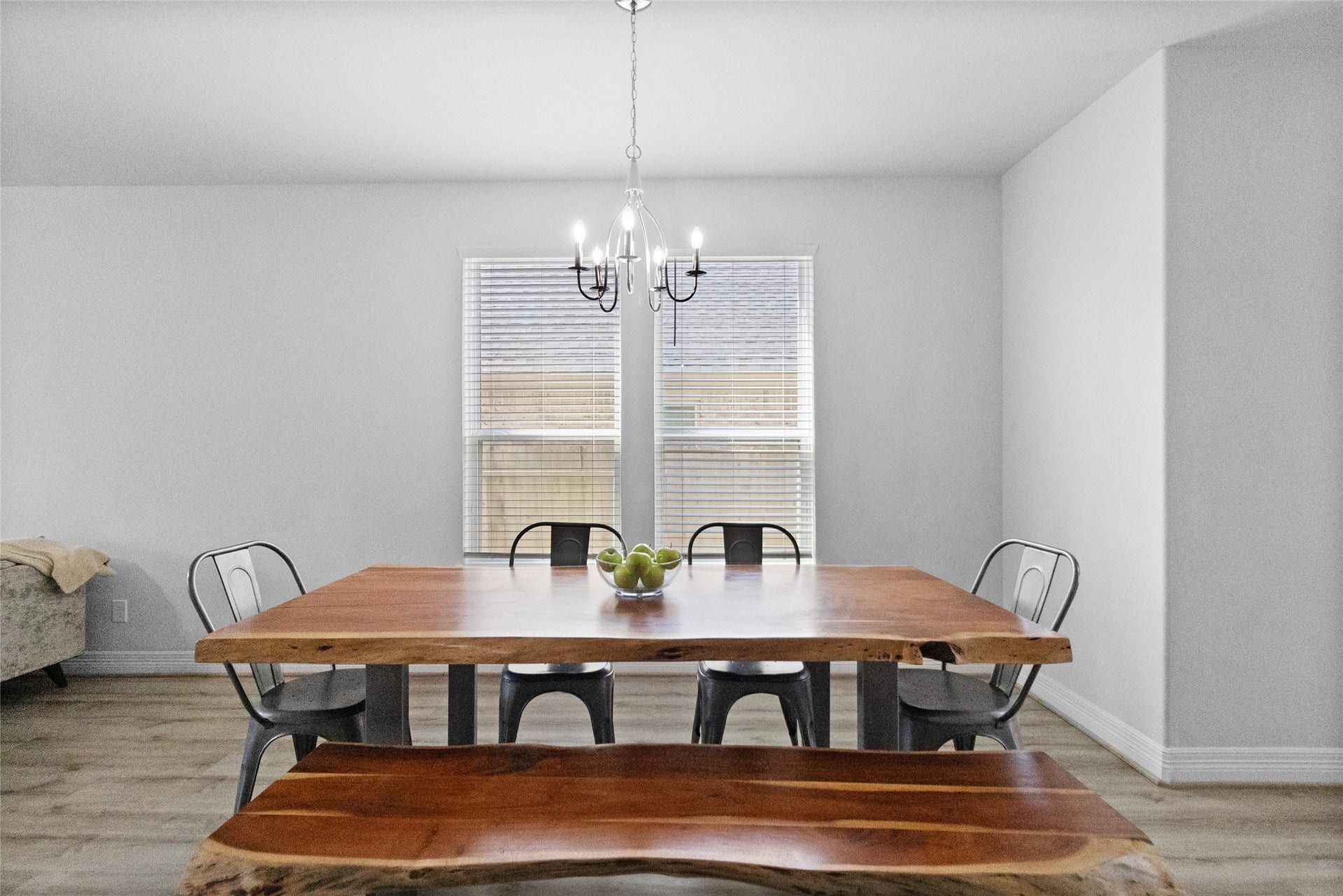 Dinner at home feels inviting in this dedicated dining space, with room to gather comfortably around the table.