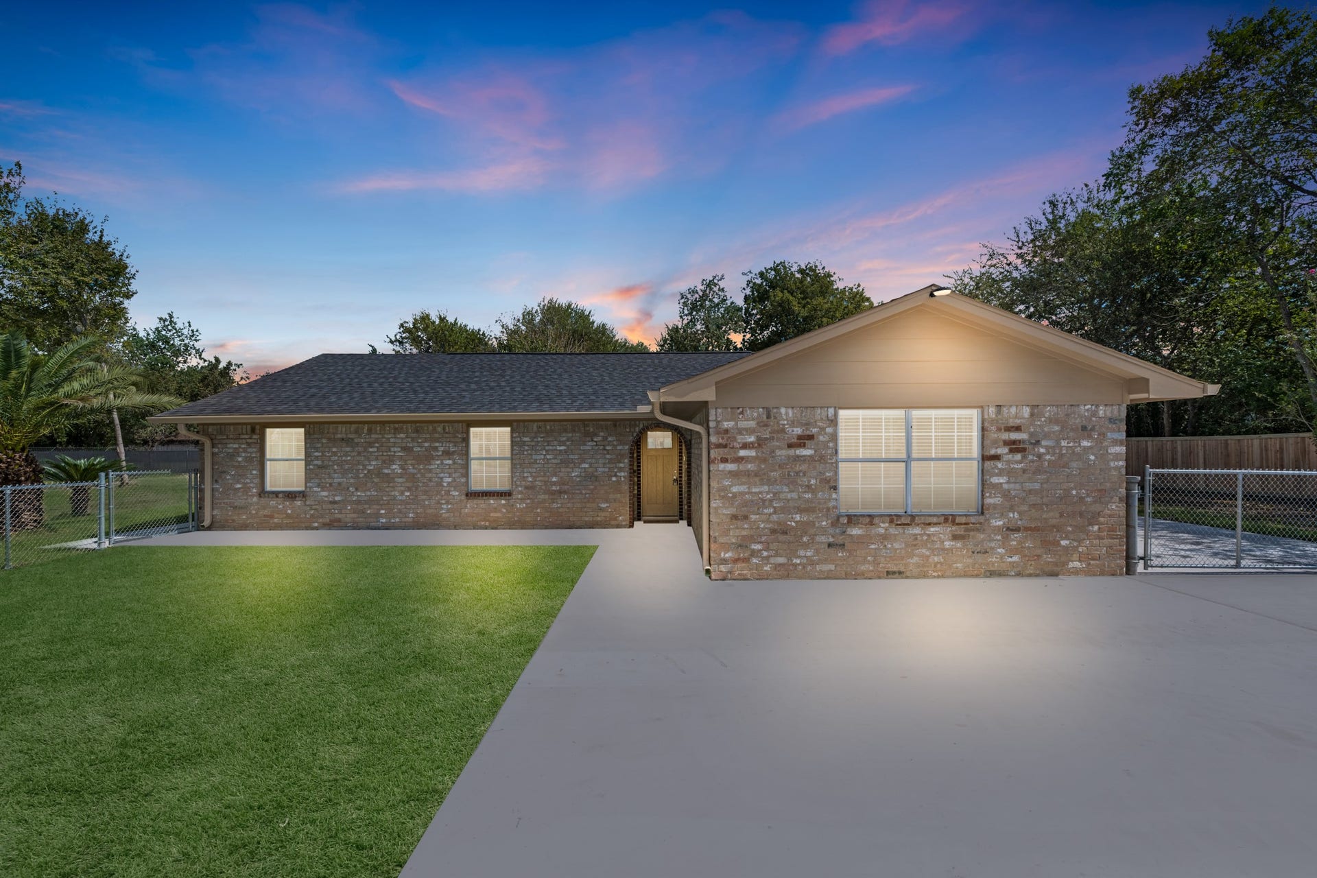 17435 Wells Drive, #CR115, Pearland, TX 77584 Welcome to 17435 Wells Drive in Pearland, featuring a brick front elevation on an oversized 0.8-acre lot.