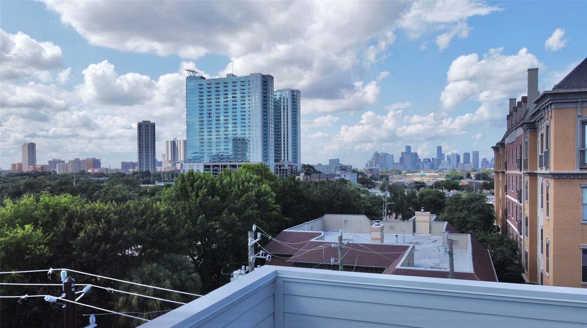 This home has skyline views! (photo is from corner unit - 6104 Gehring)