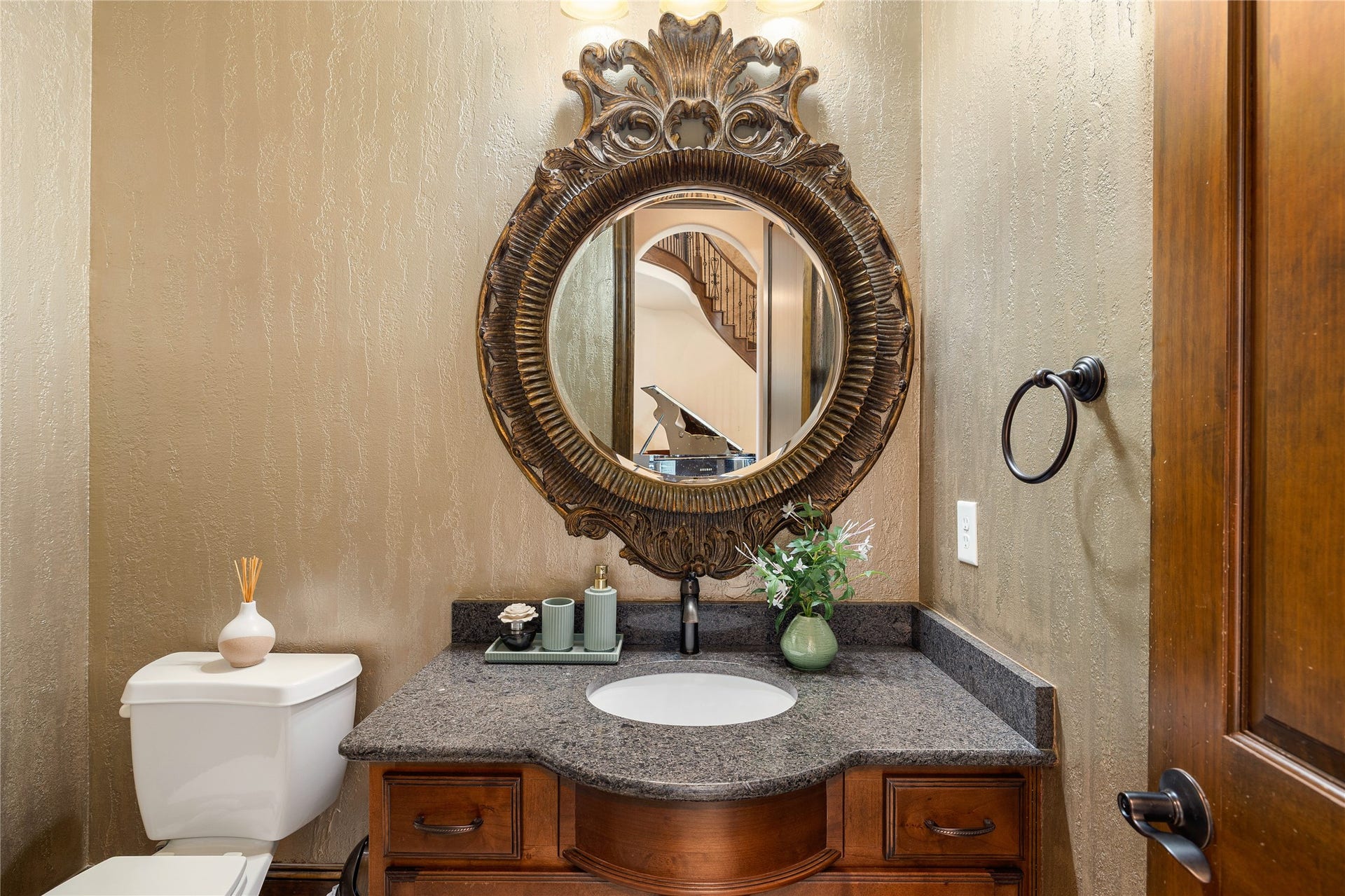 27711 Charter Lake Lane, Katy, TX 77494 Half Bath for your guests located next to the Formal dining