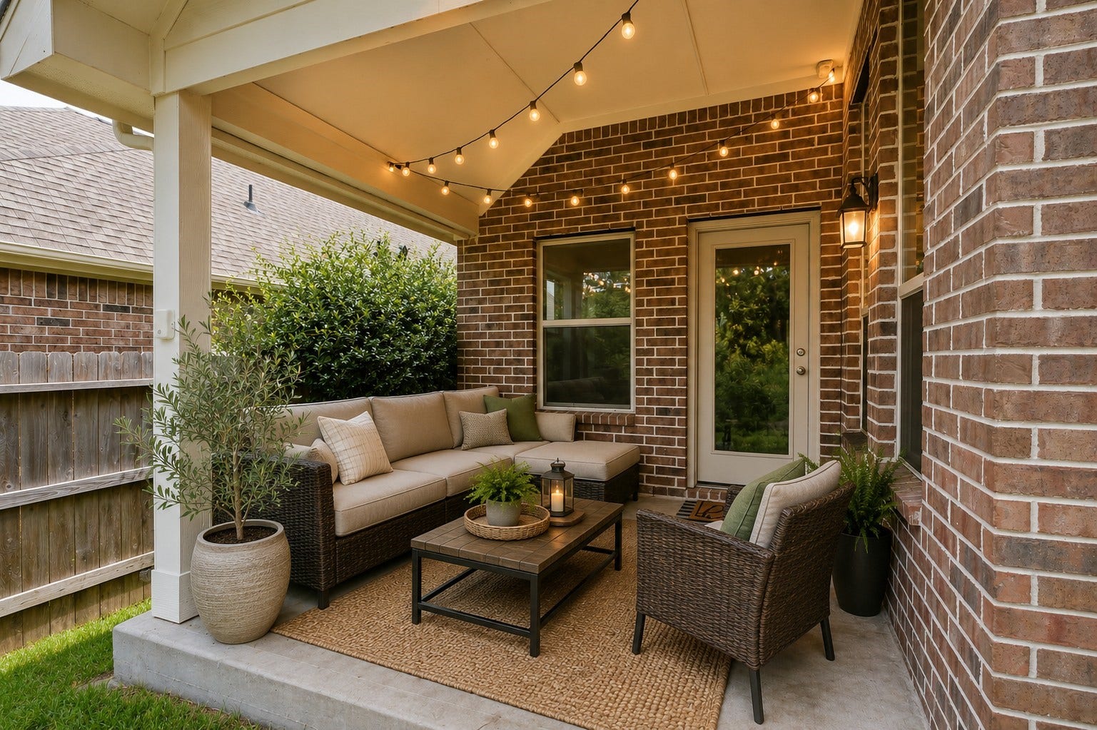 2143 Moss Creek Lane, Conroe, TX 77304 Enjoy peaceful mornings and relaxing evenings on the covered back patio overlooking the wooded nature reserve. Patio is plumbed with natural gas for grilling. *VIRTUALLY STAGED*