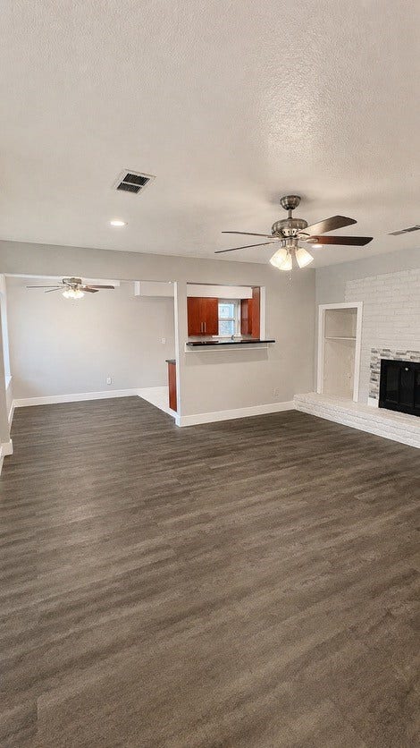 4522 Rosegate Drive, Spring, TX 77373 Living and dining room view from back doir