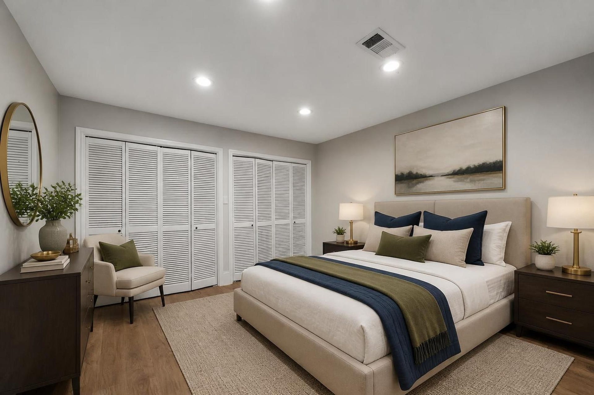 2555 Bering Drive, #11, Houston, TX 77057 The secondary bedroom has white oak floors and great closet space.