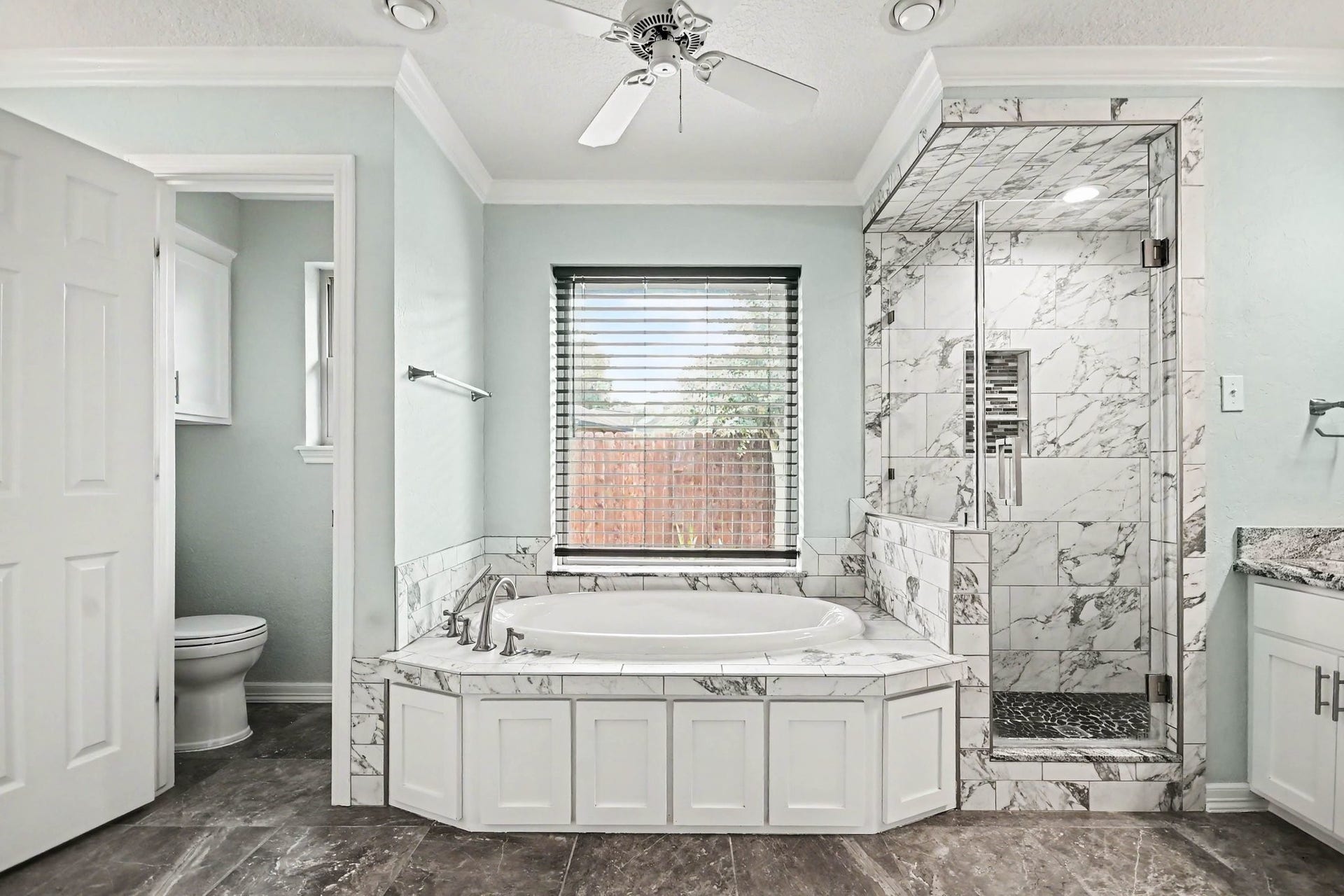 Primary custom upgraded bathroom