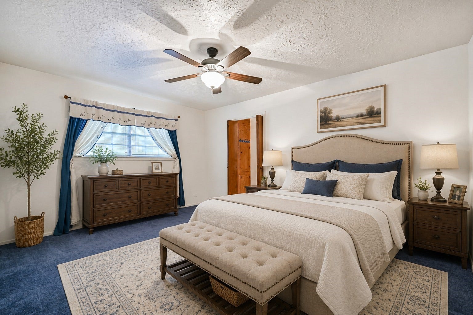 2012 Scott Street, La Marque, TX 77568 Virtually Staged Primary bedroom