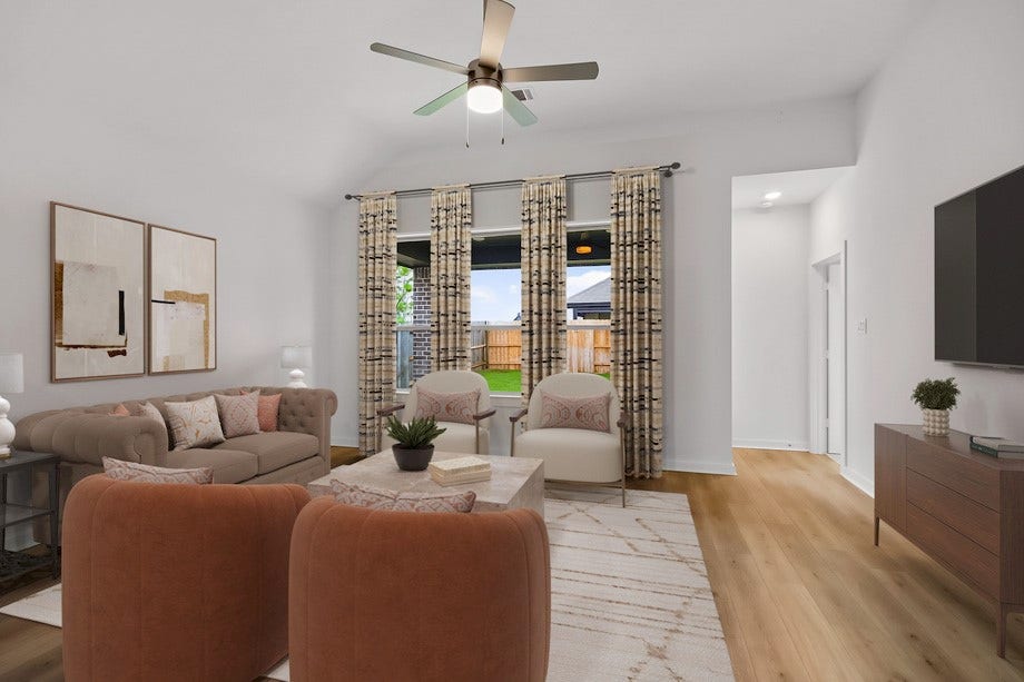 Living Room - Virtually Staged