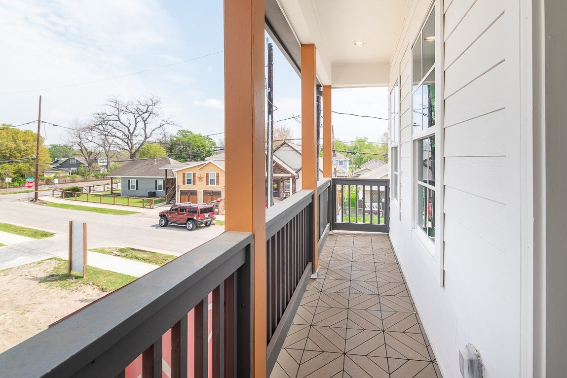 Nice balcony off of Primary Suite
