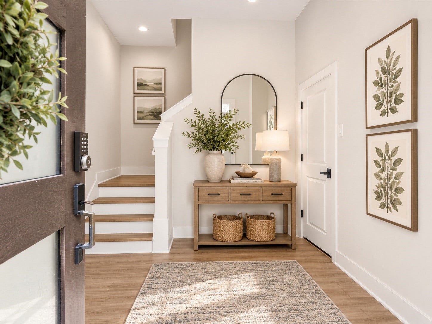 120 Estelle Street, Houston, TX 77003 A welcoming entry introduces the home's contemporary style, setting the stage for thoughtfully designed interiors and elevated modern finishes throughout. Virtually staged to illustrate the space's potential.