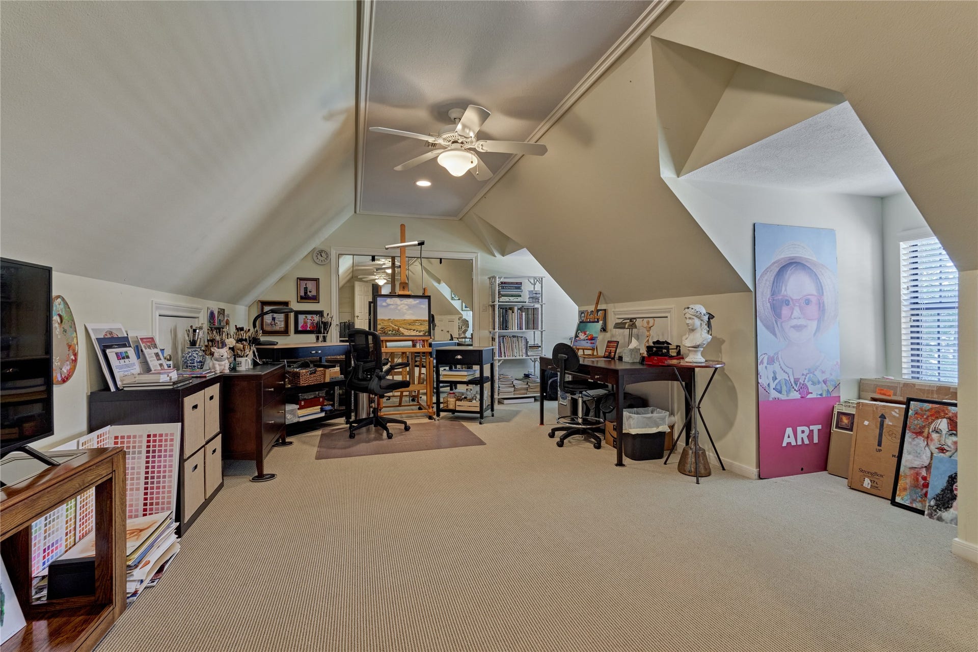 3073 Bentwater Drive, Montgomery, TX 77356 Take a look at this amazing game room! This could be a 5th bedroom. The possibilities are endless!