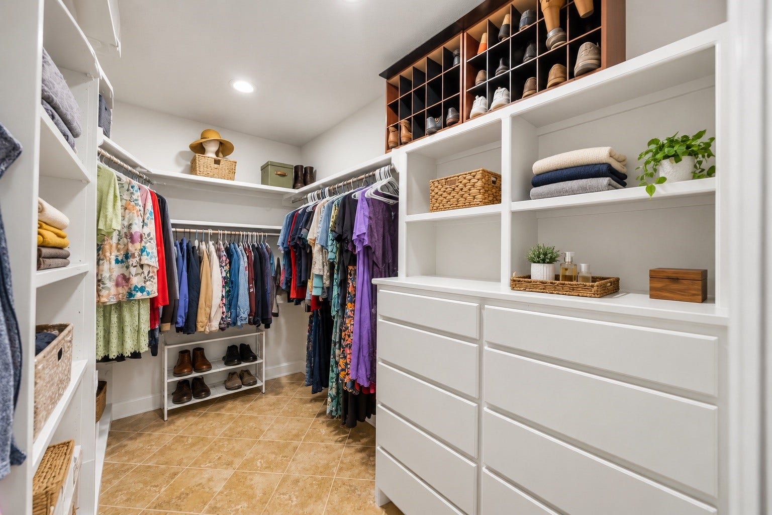 21015 Angus Drive, Cleveland, TX 77328 virtual staging of the primary closet