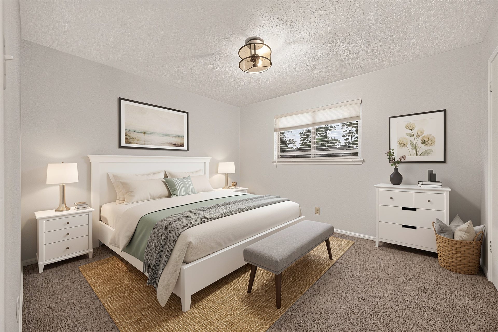 5410 Boyce Springs Drive, Houston, TX 77066 Bedroom 3- Virtually staged