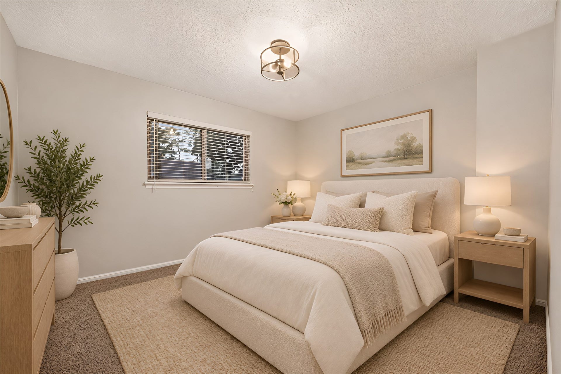 5410 Boyce Springs Drive, Houston, TX 77066 Bedroom 2- Virtually staged