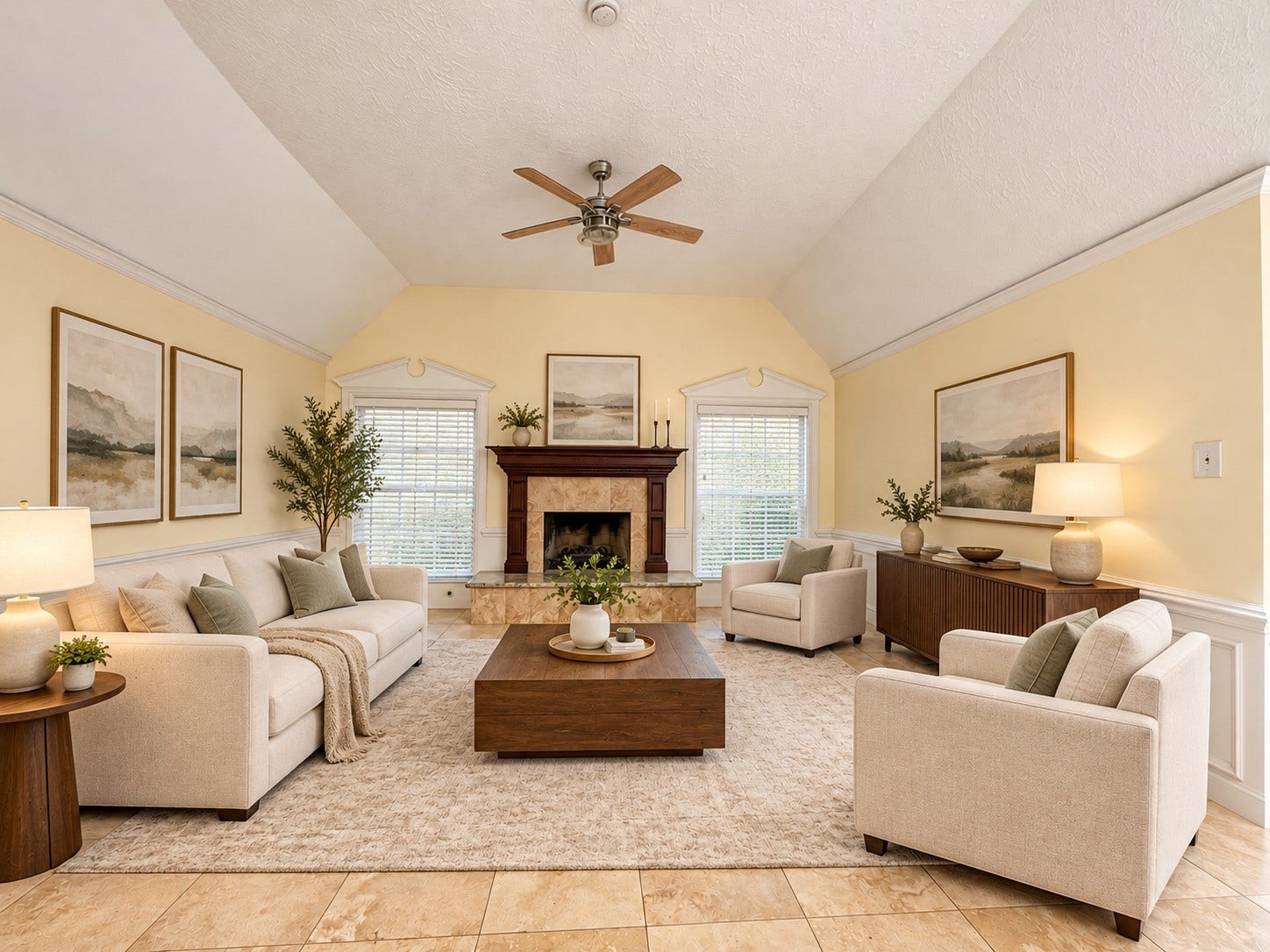 Living - Virtually Staged
