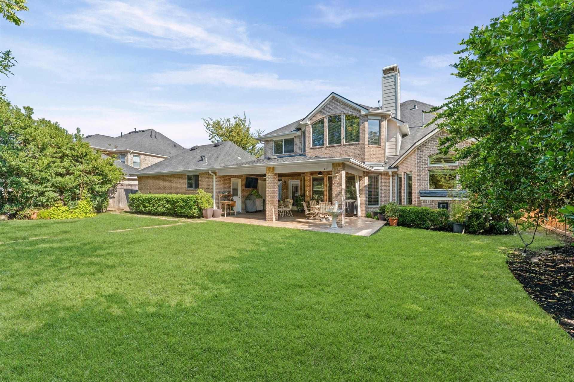 8511 Stones Throw Lane, Missouri City, TX 77459 Backyard View to Patio
