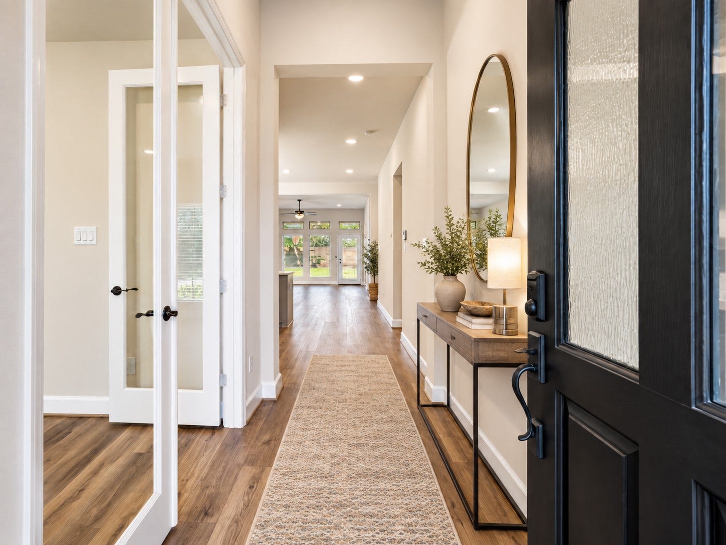 146 Dove Springs Court, Conroe, TX 77304 A welcoming entry sets the tone for the home, with plenty of natural light and a comfortable flow into the main living spaces.