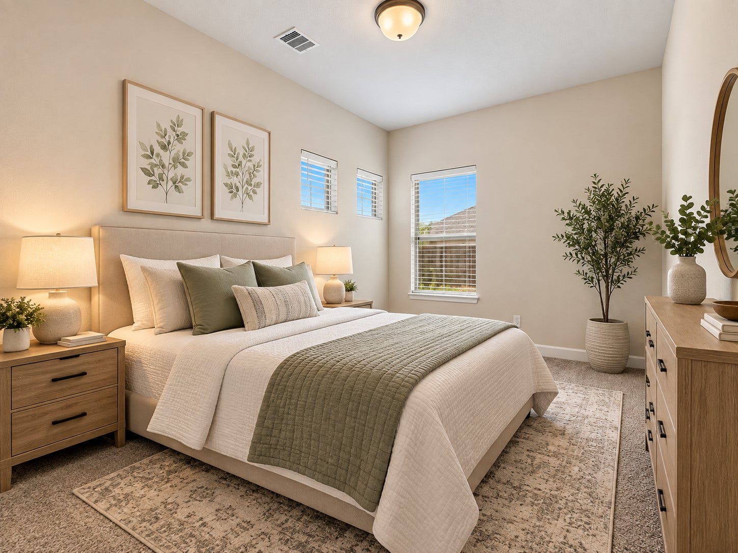 146 Dove Springs Court, Conroe, TX 77304 Virtually Staged Upstairs Bedroom