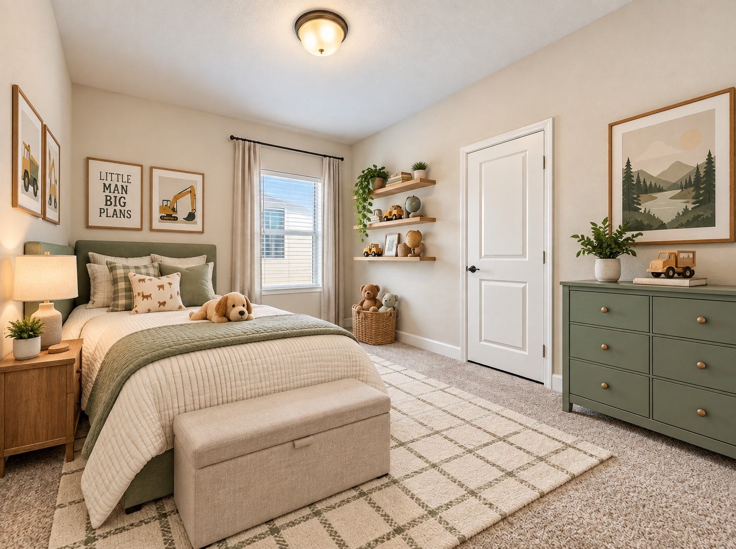 146 Dove Springs Court, Conroe, TX 77304 Virtually Staged Upstairs Secondary Bedroom