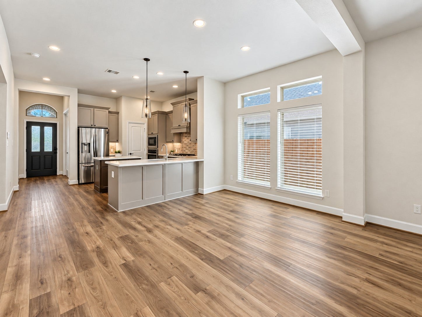 146 Dove Springs Court, Conroe, TX 77304 With the kitchen open to the dining and living areas, you can stay connected with family and guests while cooking or entertaining.