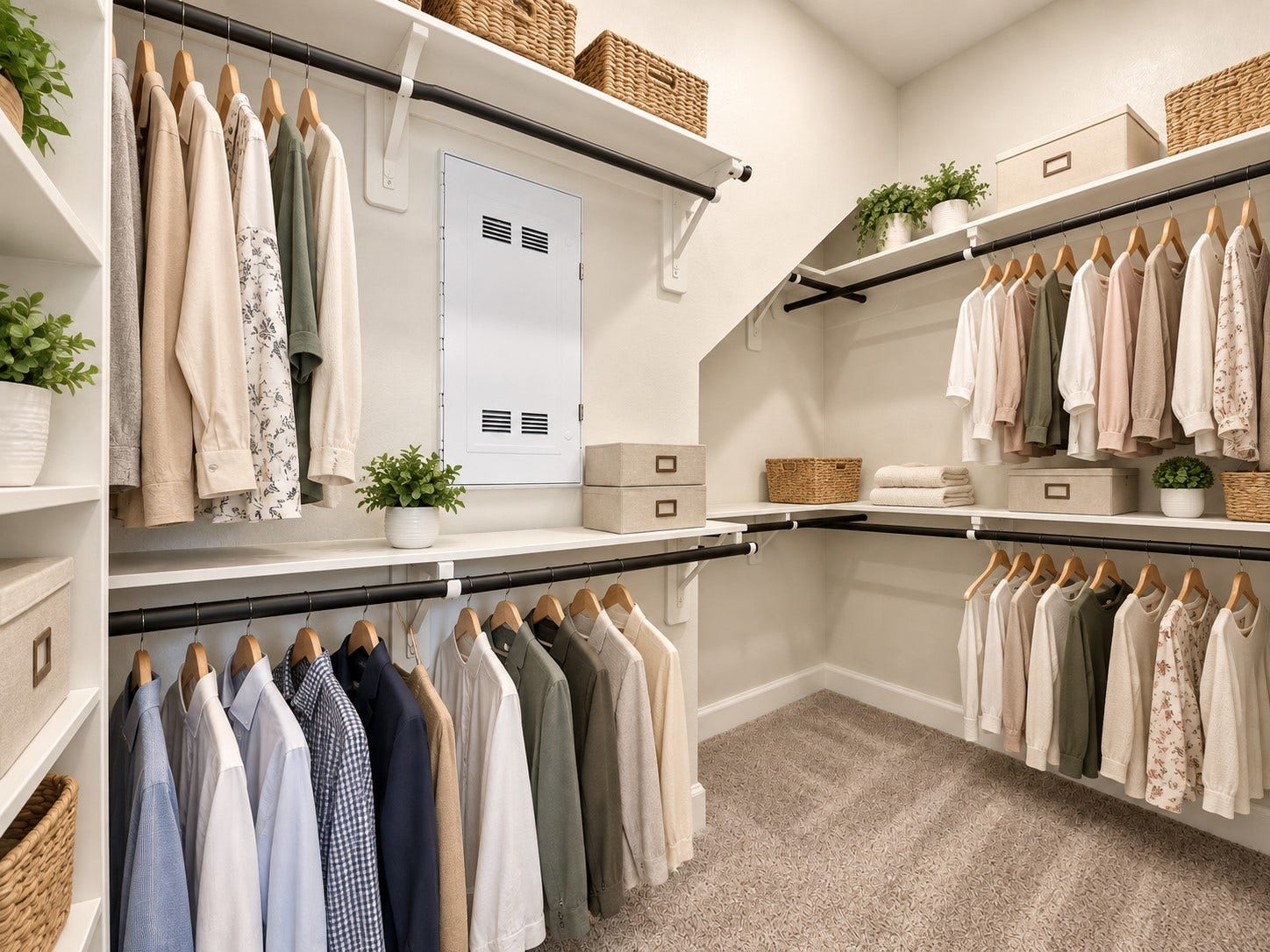 146 Dove Springs Court, Conroe, TX 77304 Virtually Staged - he walk-in closet gives you the space to keep your wardrobe organized and makes getting ready a little easier.