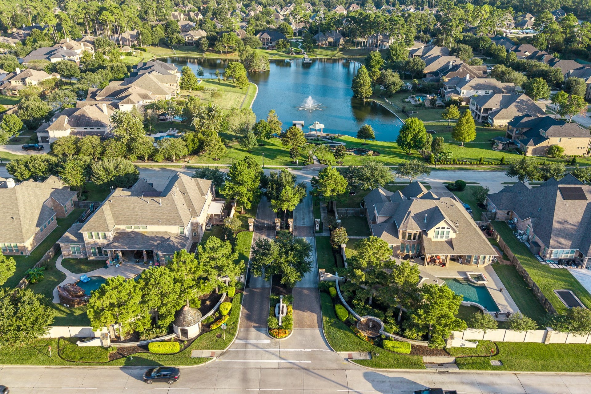 13807 Oak Fair Bend, Cypress, TX 77429 An Exclusive Gated Community Surrounded by Natural Beauty! Experience the tranquility of a picturesque lake setting, where beautifully maintained homes, mature trees, and lush landscaping create an atmosphere of timeless elegance. The gated entrance welcomes you into a peaceful neighborhood offering a wonderful blend of privacy, natural beauty, and upscale living. A beautiful place to call home!