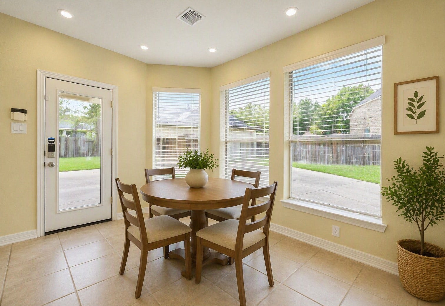 21603 Statfield Glen, Katy, TX 77450 The breakfast room opens onto the patio.