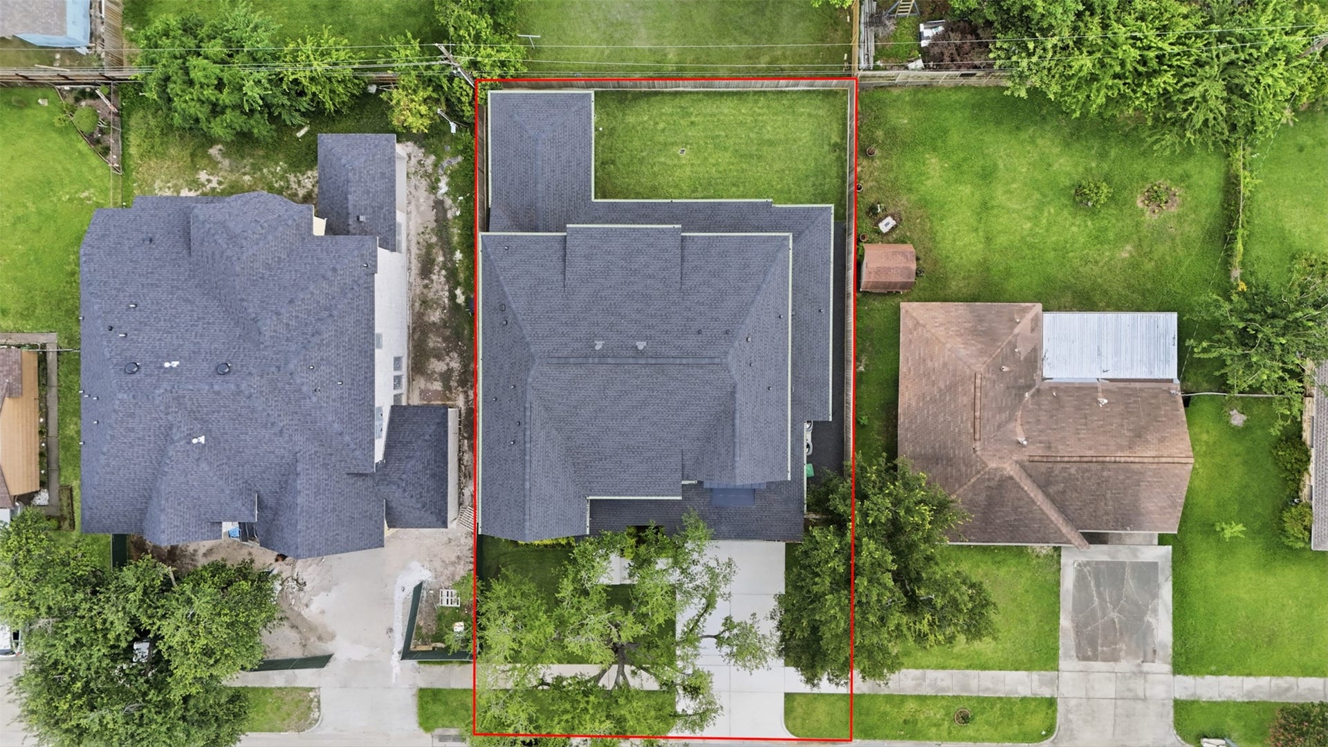 8021 Turquoise Lane, Houston, TX 77055 Aerial view of the property