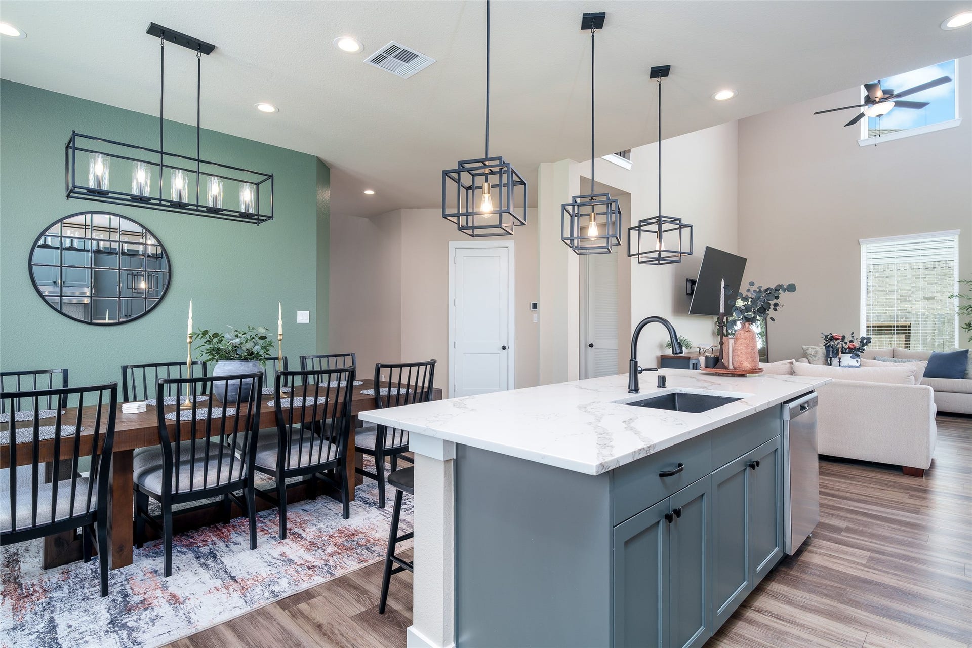 3348 Voda Bend Drive, Katy, TX 77493 Another view of the kitchen and dining room.