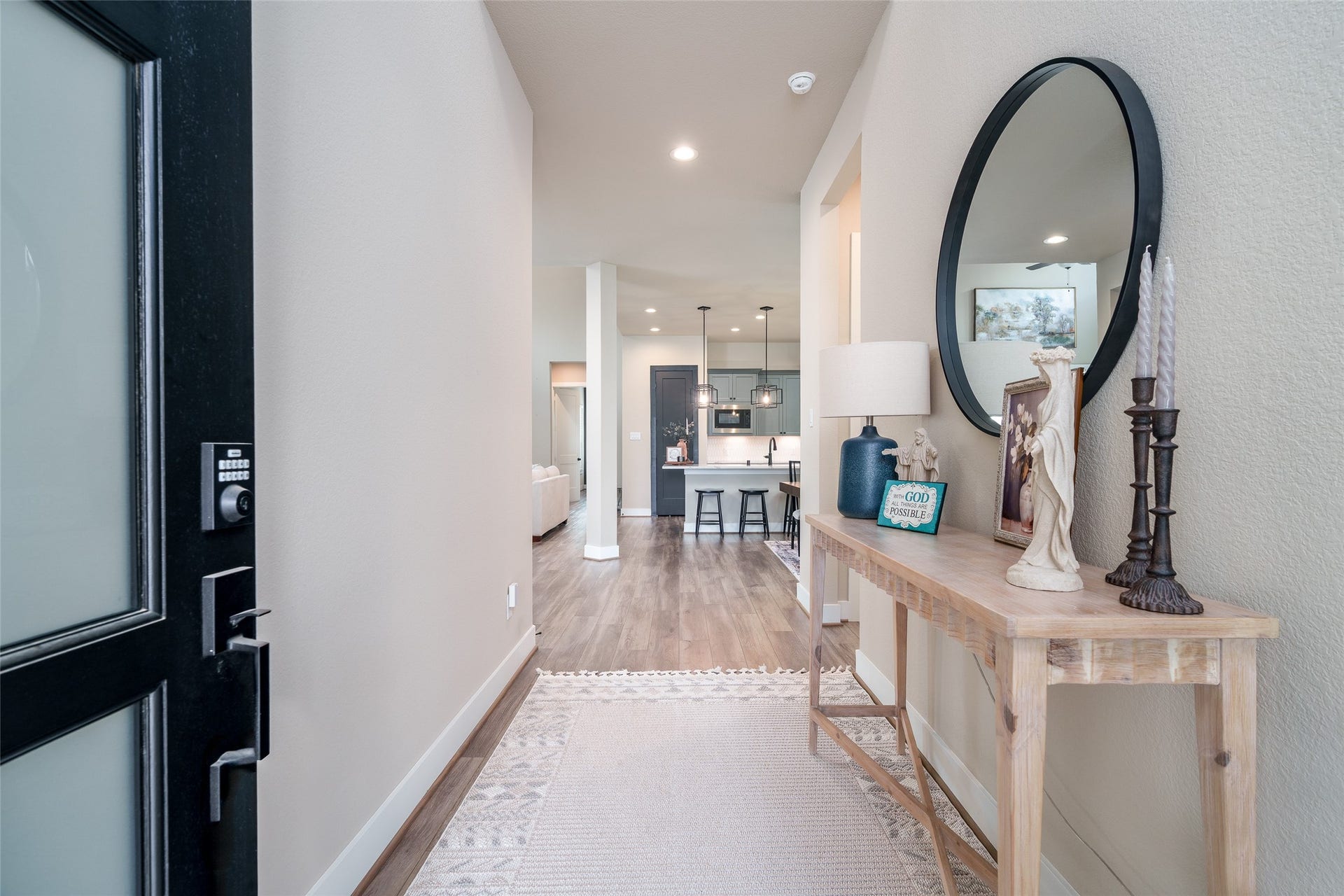 3348 Voda Bend Drive, Katy, TX 77493 Welcome in! You're greeted with high ceilings and an 8' Mahogany door.