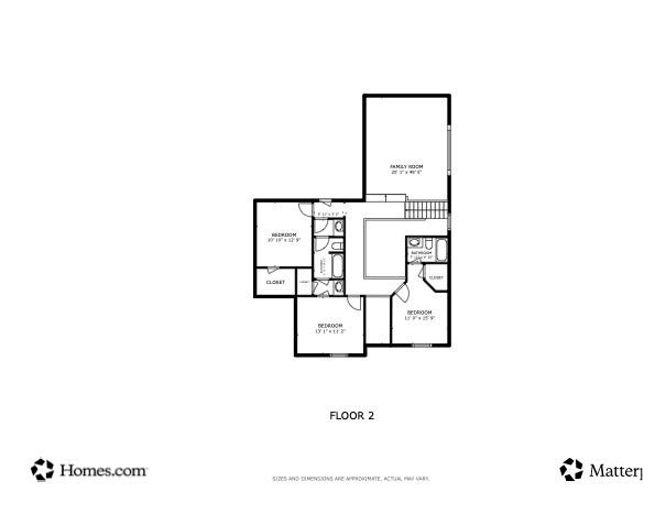 30218 Creekside Drive, Brookshire, TX 77423 Second Floor Floor Plan
