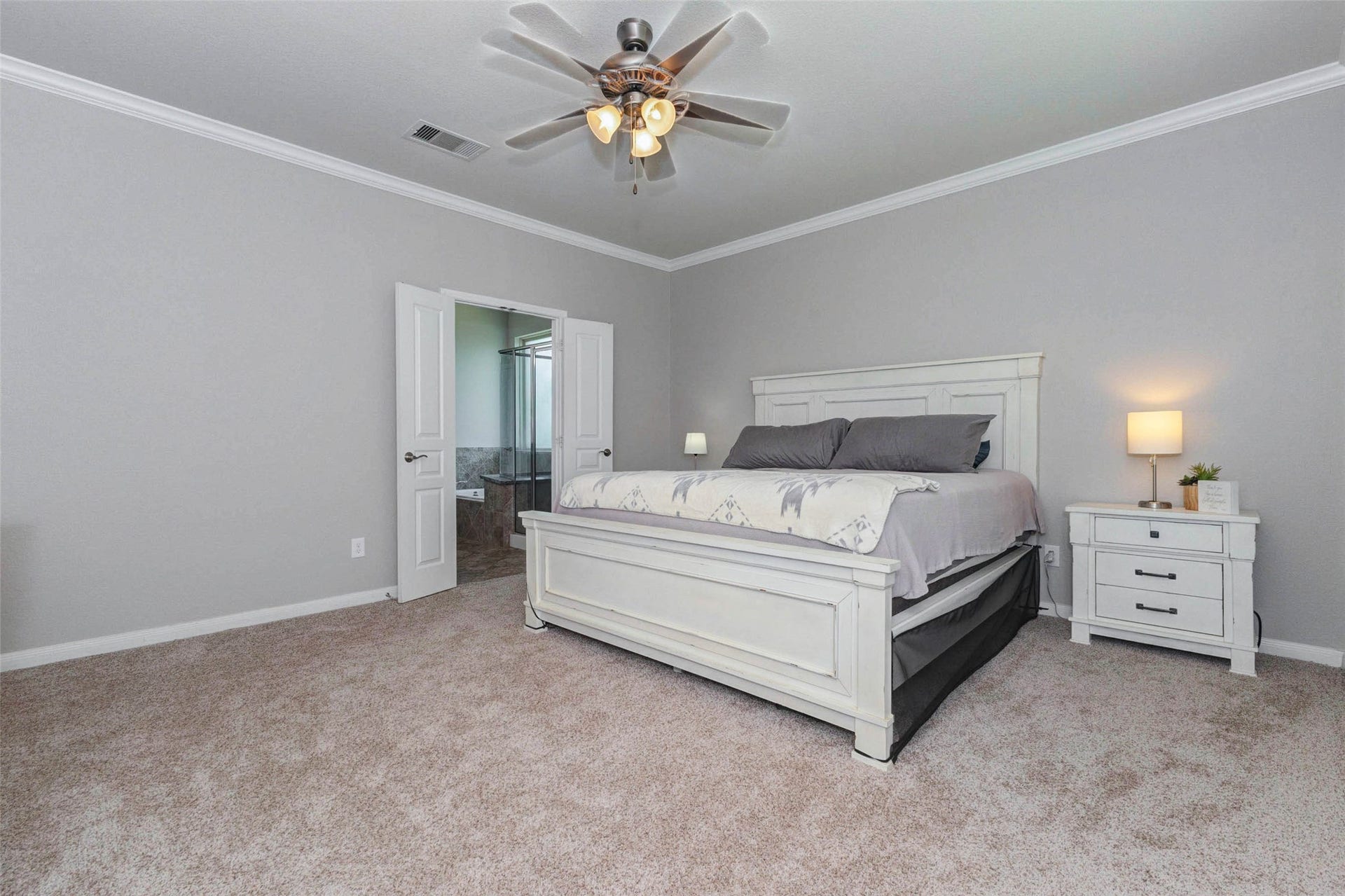 30218 Creekside Drive, Brookshire, TX 77423 Another view of the primary suite. It is a great place to unwind and rest.