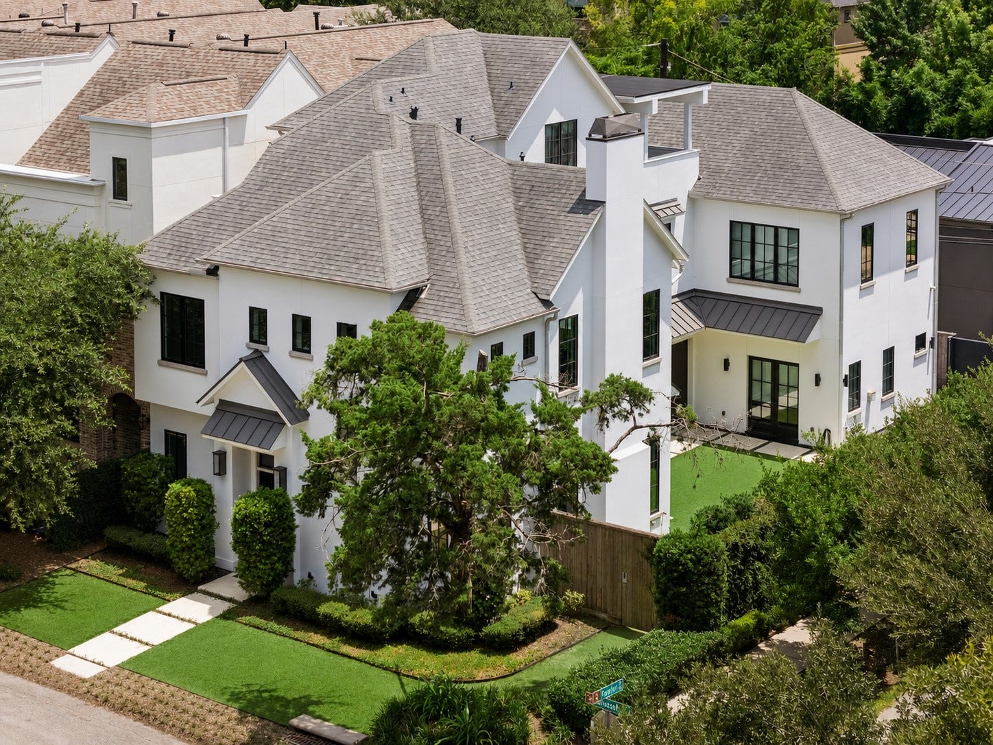 4521 Blossom Street, Houston, TX 77007 A rare location with abundance of guest parking. Serene Hiram Butler Gallery across the street making for a unique and foliage filled front yard/street. NOTE - Builders personal custom home. No detail left untouched.