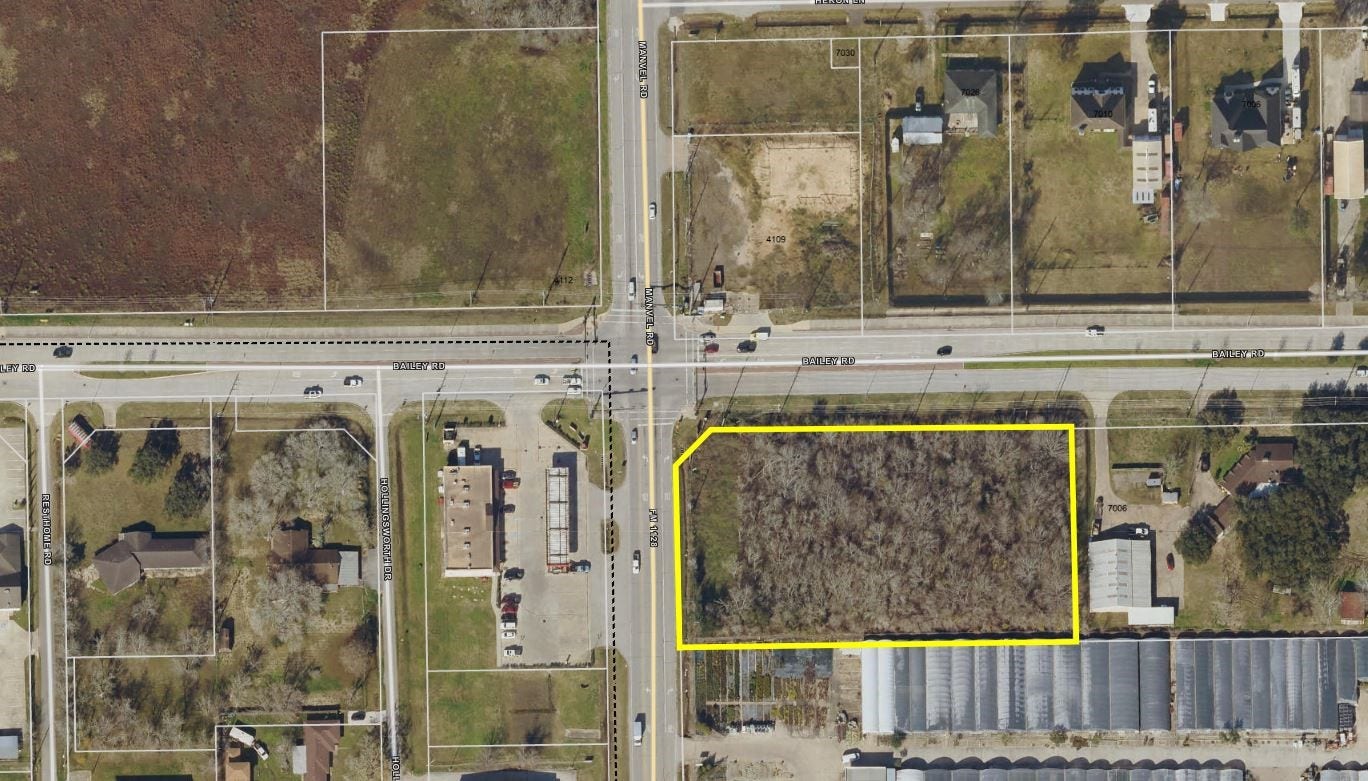 0 Bailey Rd / Masters Road, Pearland, TX 77584 Aerial - outline