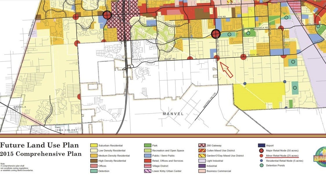 0 Bailey Rd / Masters Road, Pearland, TX 77584 Future Land Use