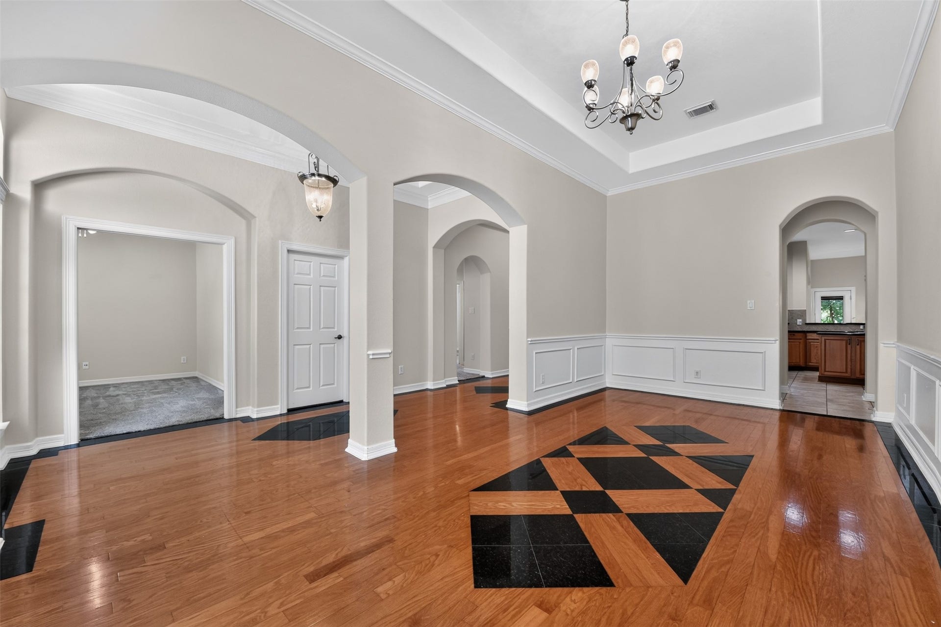 12009 Cedar Creek Drive, Pearland, TX 77584 Spacious and open! This is the beautiful formal dining room.