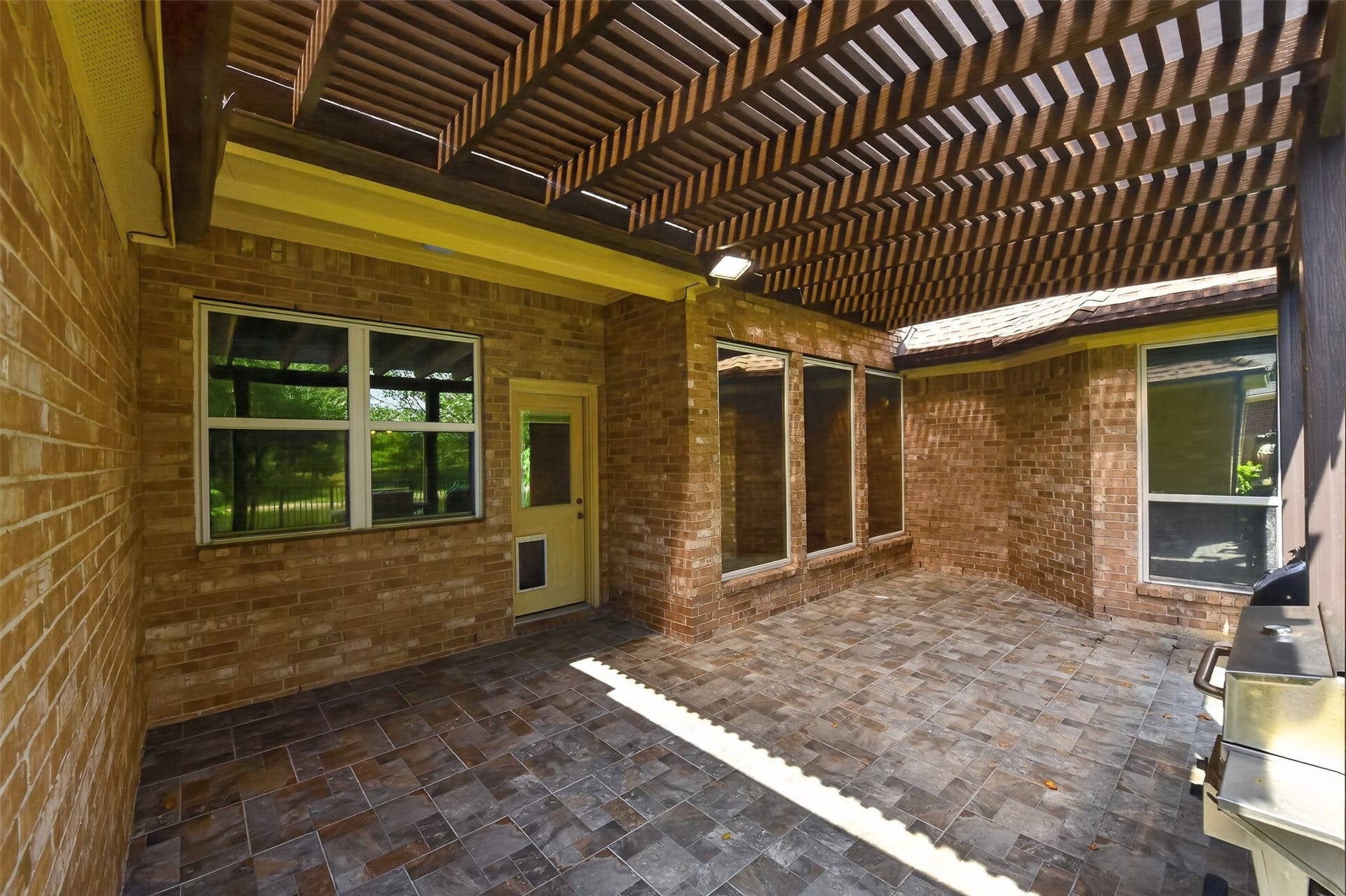 12009 Cedar Creek Drive, Pearland, TX 77584 Another look at the large patio area.
