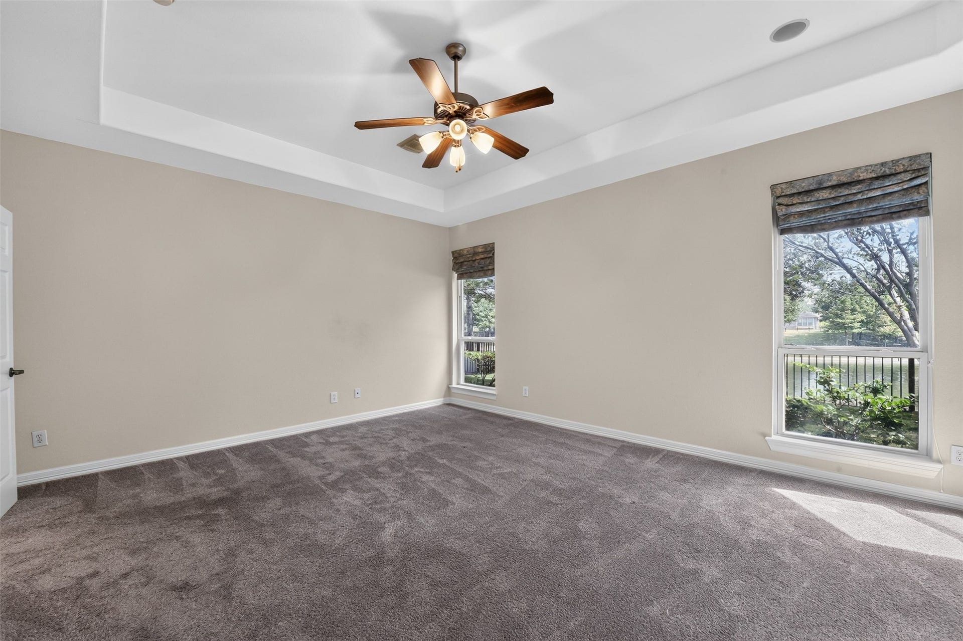 12009 Cedar Creek Drive, Pearland, TX 77584 The primary bedroom also offers surround sound and great lake views!