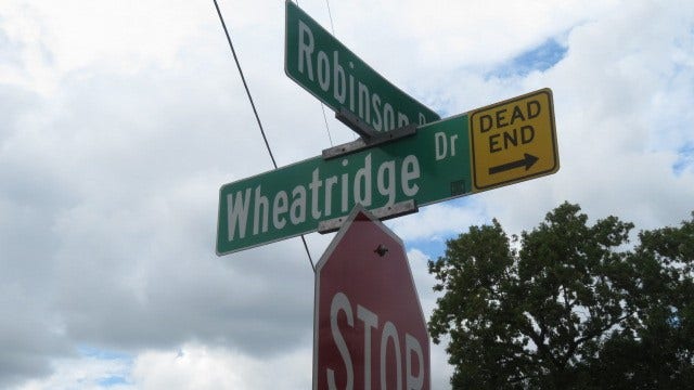 3221 Wheatridge Street, Pearland, TX 77581 Home located on the corner of Robinson Dr and Wheatridge