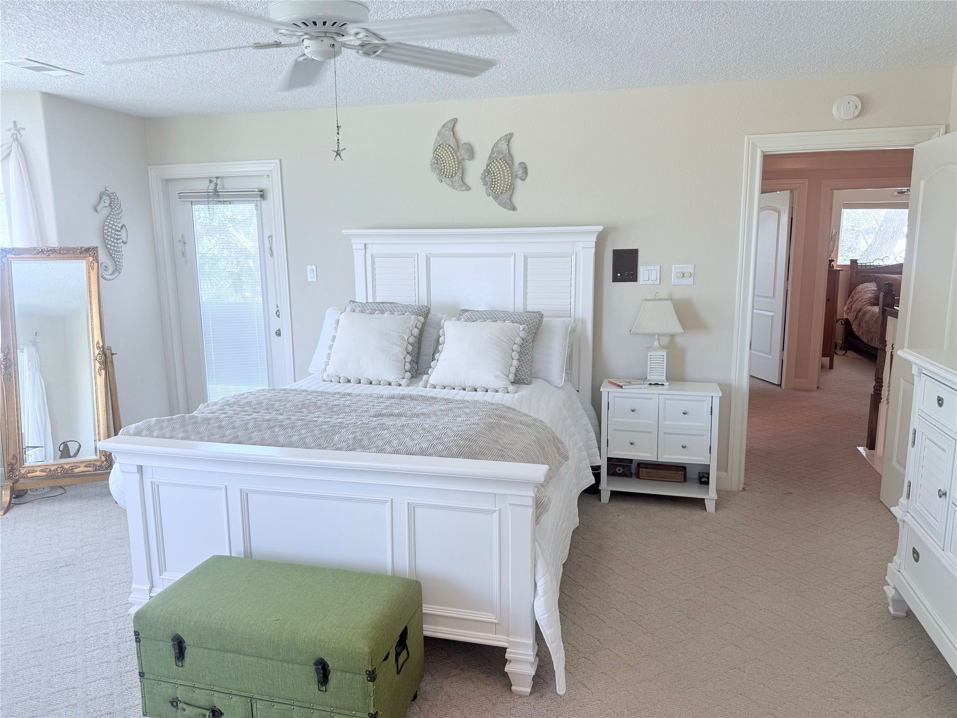 4715 W Bayshore Drive, Bacliff, TX 77518 Beautiful Primary Bedroom with loads of natural light.